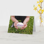 マザーズデイガチョウの卵 カード (黄色い花)