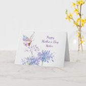 マザーズデイガーデエレガントンバターフィマザー カード (黄色い花)
