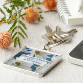 マザーズデイガーデンの愛、デイジー、ブルースカイ キーホルダー (側面)