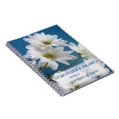 マザーズデイガーデンの愛、デイジー、ブルースカイ ノートブック (右側)