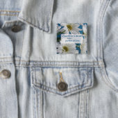 マザーズデイガーデンの愛、デイジー、ブルースカイ 缶バッジ (インサイチュ)