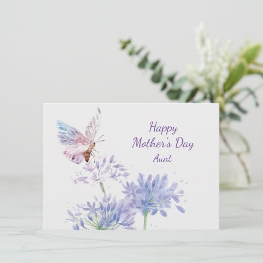 マザーズデイガーデンエレガントバタイブ叔母 カード (スタンド正面)