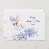 マザーズデイガーデンエレガントバタイブ叔母 カード (正面)