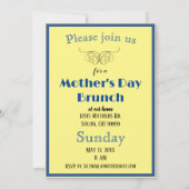 マザーズデイガーデンカーネーションバラ蝶 招待状 (裏面)