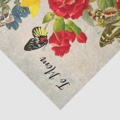 マザーズデイガーデンカーネーションバラ蝶 薄葉紙 (詳細)