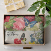 マザーズデイガーデンカーネーションバラ蝶 薄葉紙 (ギフト)