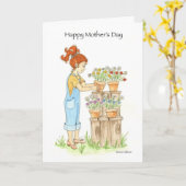 マザーズデイガーデンポット カード (黄色い花)