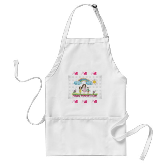 マザーズデイキッチンエプロン スタンダードエプロン (正面)