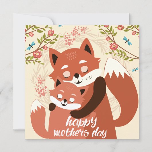 マザーズデイキツネ シーズンカード (正面)