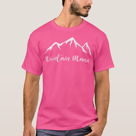 マザーズデイキャンピングマウンテンママ Tシャツ (正面)