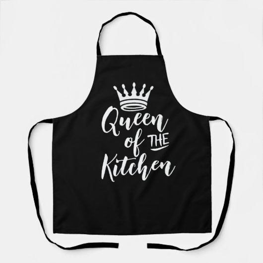 マザーズデイギフトエプロン、キッチンの女王 エプロン (正面)