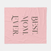 マザーズデイギフトフリースシェルパブランケットピンクかわいい フリースブランケット (正面(横))