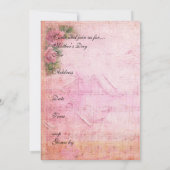 マザーズデイクイーンパーティー 招待状 (裏面)