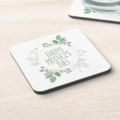 マザーズデイグリーン葉リース |コースター コースター (左側)
