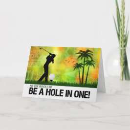 マザーズデイゴルファーゴルフスポーツテーマ カード