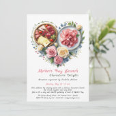 マザーズデイシャルキュテリーブランチ招待状 招待状 (スタンド正面)