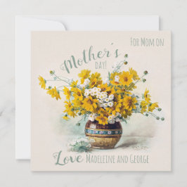 マザーズデイスウィート&サニーロンプレCC1108カード 招待状