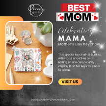 マザーズデイスペシャルキーチェーン