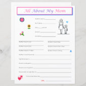 マザーズデイソンインタビュープリント (正面/裏面)