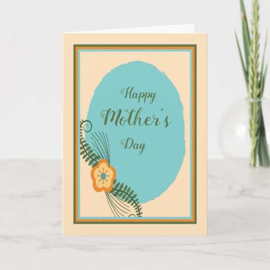 マザーズデイターコイズ&金ゴールド カード (正面)