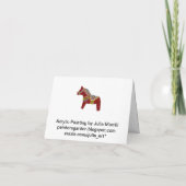 マザーズデイダラ馬カード カード (裏面)