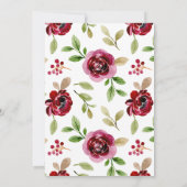 マザーズデイティーパーティの招待状 招待状 (裏面)