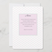 マザーズデイティーパーティーアイディア 招待状 (裏面)