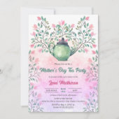 マザーズデイティーパーティー 招待状 (正面)