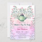 マザーズデイティーパーティー 招待状 (正面)