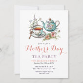 マザーズデイティーパーティー 招待状 (正面)
