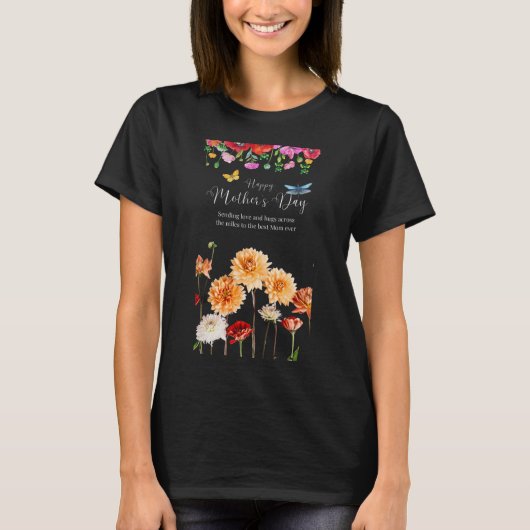 マザーズデイティー – マイルを越えて愛 Tシャツ (正面)