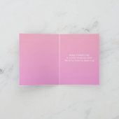 マザーズデイトロピカルピンクカード 招待状 (内部)