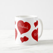 マザーズデイハートマグ コーヒーマグカップ (正面右)