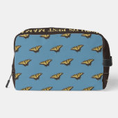 マザーズデイバタフライメイクパーソナライズされたアップバッグ ドップキット (裏面)