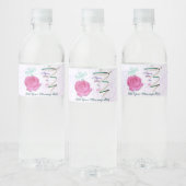 マザーズデイバラと紙吹雪 ペットボトルラベル (ボトル)