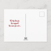 マザーズデイバラハートブーケ – ポストカード (裏面)