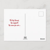 マザーズデイバラハートブーケ – ポストカード (裏面)