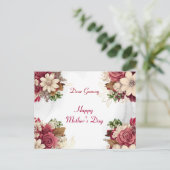 マザーズデイバラ素朴フローラグリーナリーグラニー シーズンポストカード (スタンド正面)