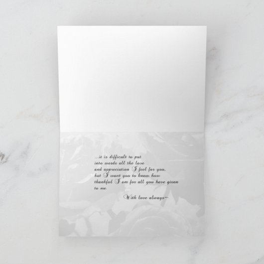 マザーズデイバラ カード (内部)