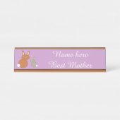 マザーズデイバンニカスタムーズ デスクネームプレート (正面)