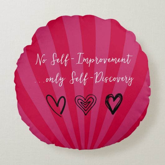 マザーズデイパーソナライズされたラウンド装飾用クッション ラウンドクッション (正面)