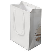 マザーズデイビーチ水彩 ミディアムペーパーバッグ (裏面アングル)