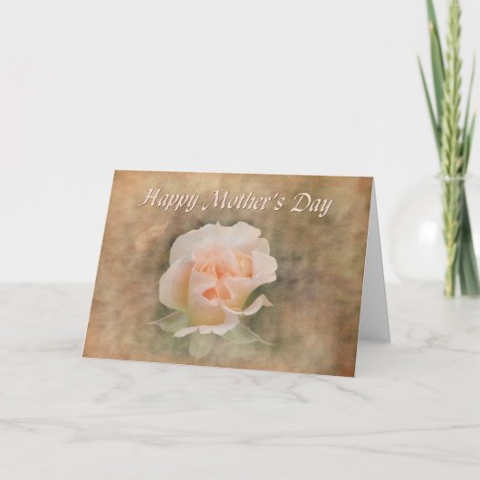 マザーズデイピーチバラ カード (正面)