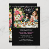 マザーズデイファミリーブランチ 招待状 (正面/裏面)