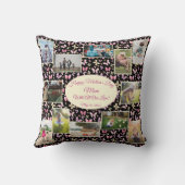 マザーズデイファミリー写真テンプレート クッション (裏面)