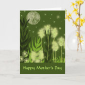 マザーズデイファンタジームーン カード (黄色い花)