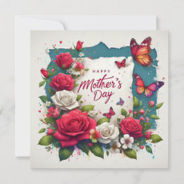 マザーズデイフラットカード