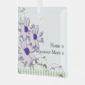 マザーズデイフラワーオーナメント ガラスオーナメント (正面左)