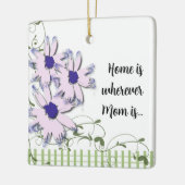 マザーズデイフラワーオーナメント セラミックオーナメント (左)