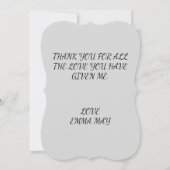 マザーズデイフラワーズフラットホリデーカード (裏面)